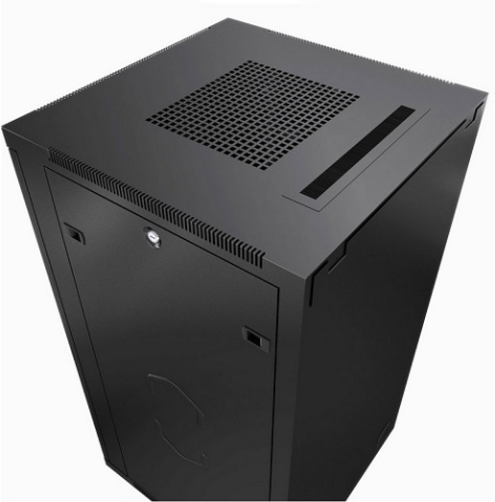 Шкаф напольный 19", 18U Cabeus SH-05C-18U60/80-BK