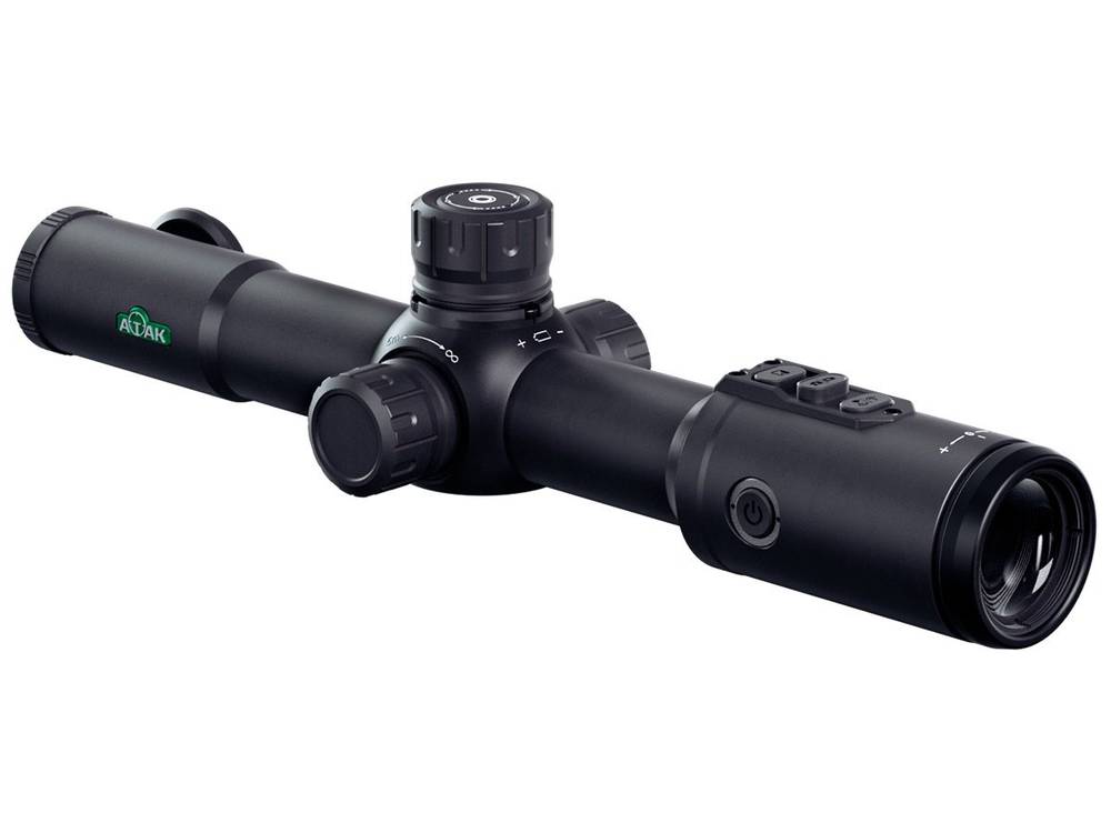Прицел тепловизионный ATAK ET22-25 Tube x3.6/7.2/14.4/21.6/28.8, 256x192, ø25мм, обнаруж.1200м, IP67, 500г - фото 2