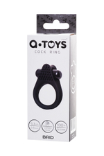 Виброкольцо на пенис A-Toys Brid черное