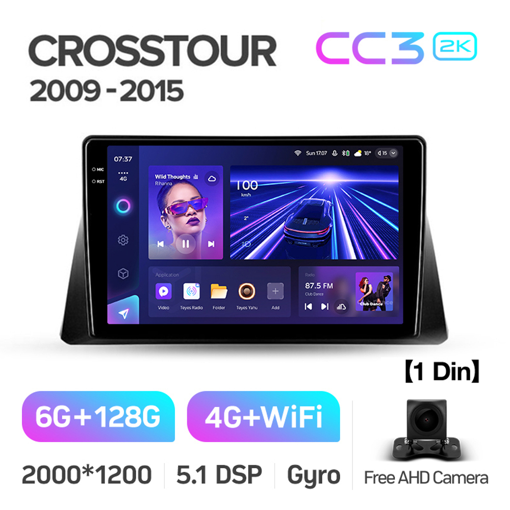Teyes CC3 2K 9"для Honda Crosstour 1 2009-2015