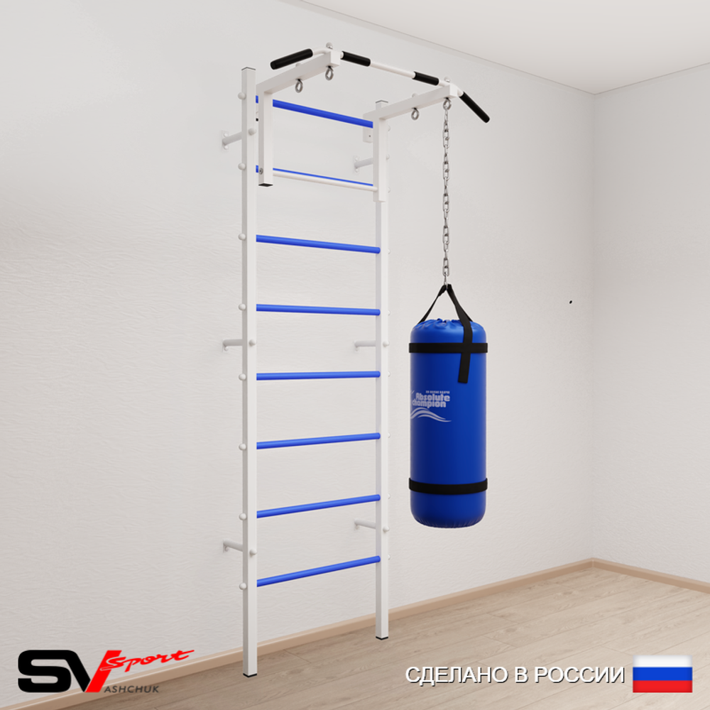 Шведская стенка Sv Sport усиленная 6011 (Турник стандарт/Цепь/Мешок 15кг)