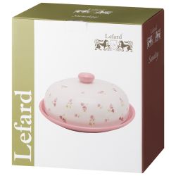 БЛЮДО ДЛЯ БЛИНОВ LEFARD "SUNDAY" 23*10 СМ БЕЛО-РОЗОВЫЙ