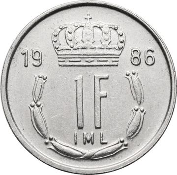 1 франк 1986 Люксембург