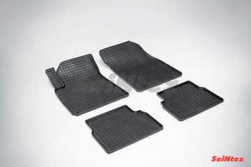 Резиновые коврики в салон Cadillac BLS (2006-2009) "Сетка"