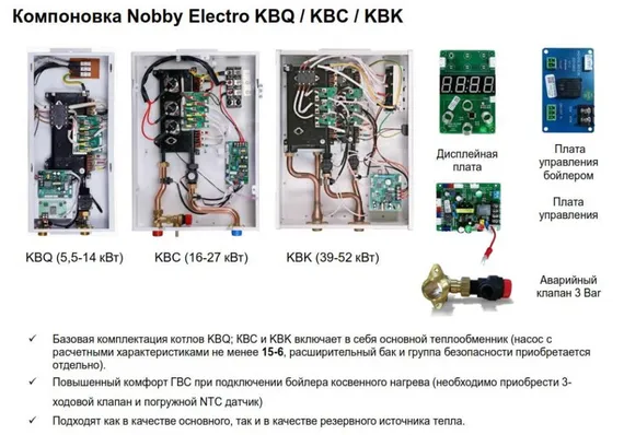 Настенный электрический котел Kentatsu Nobby Electro KBC-26