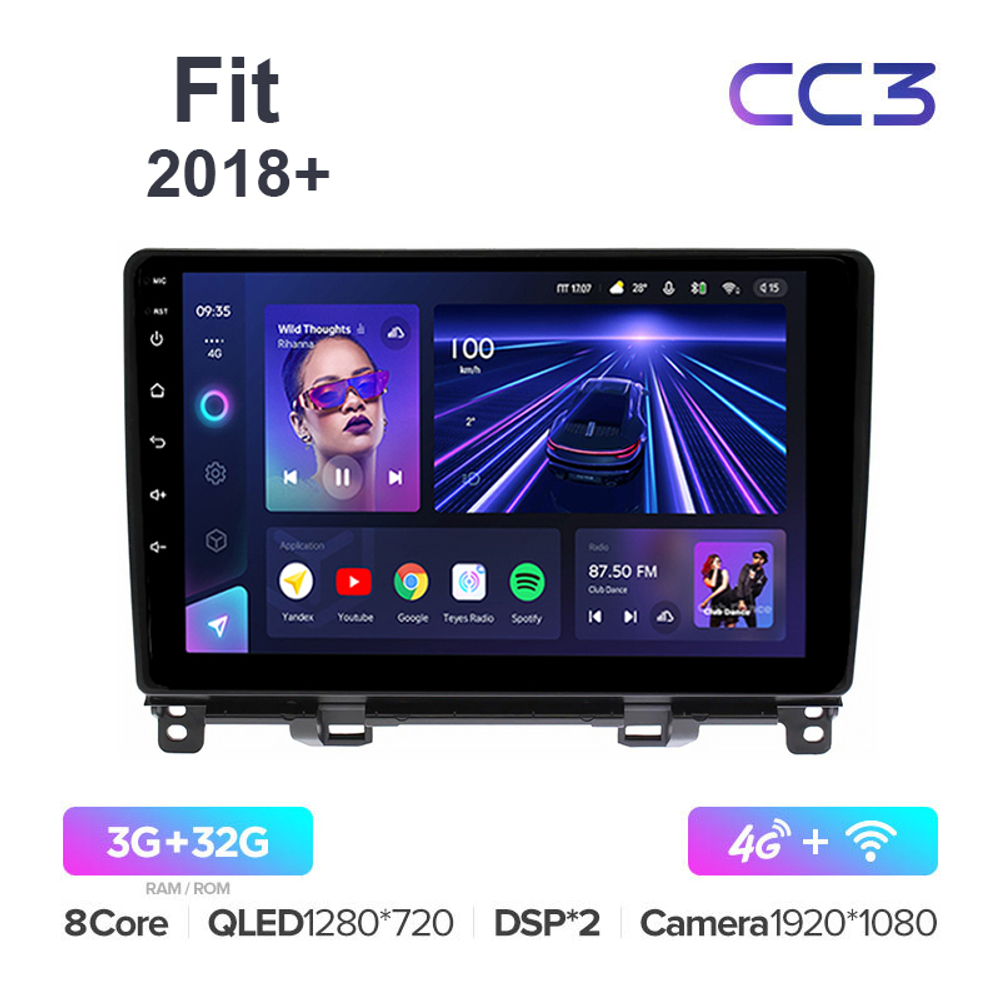 Teyes CC3 10,2"для Honda Fit 2018+