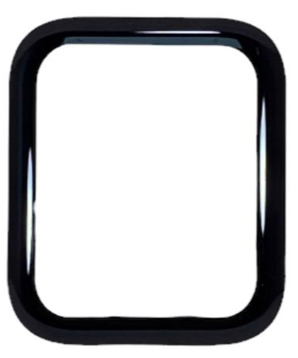 Защитное стекло для Apple watch "45" Supglass XC-50 полный клей 3D чёрное