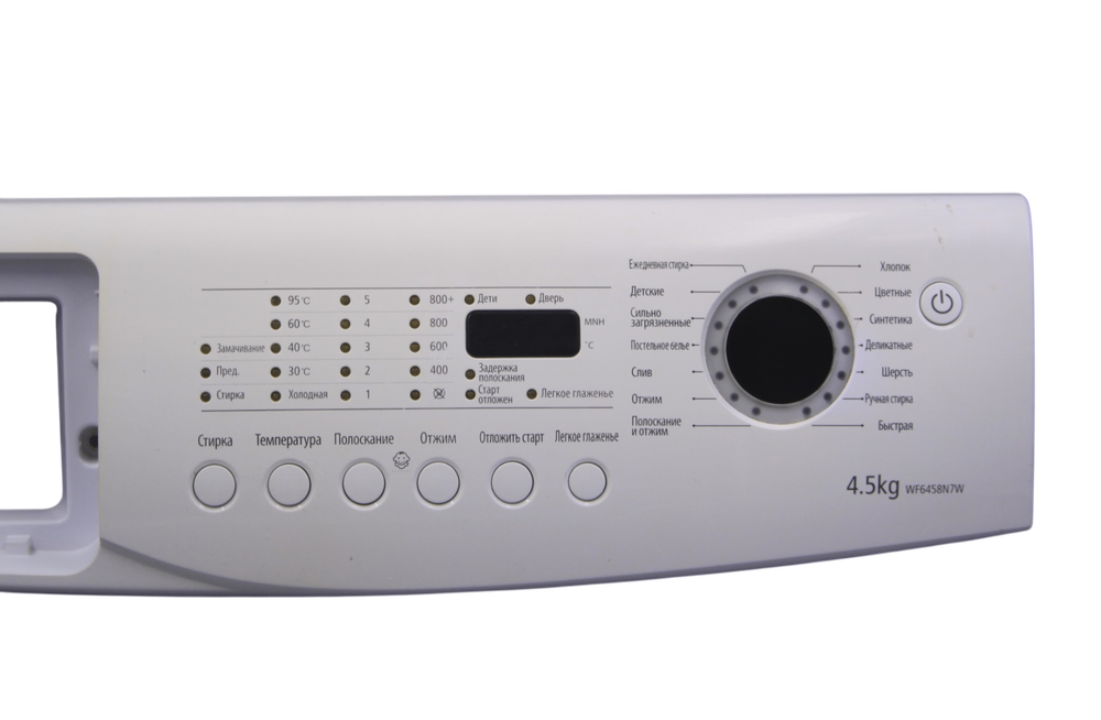 Панель DC64-01224A стиральной машины Samsung WF6458N7W