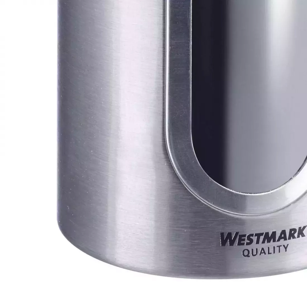 Банка для сыпучих продуктов с окошком 1.8л Westmark Steel