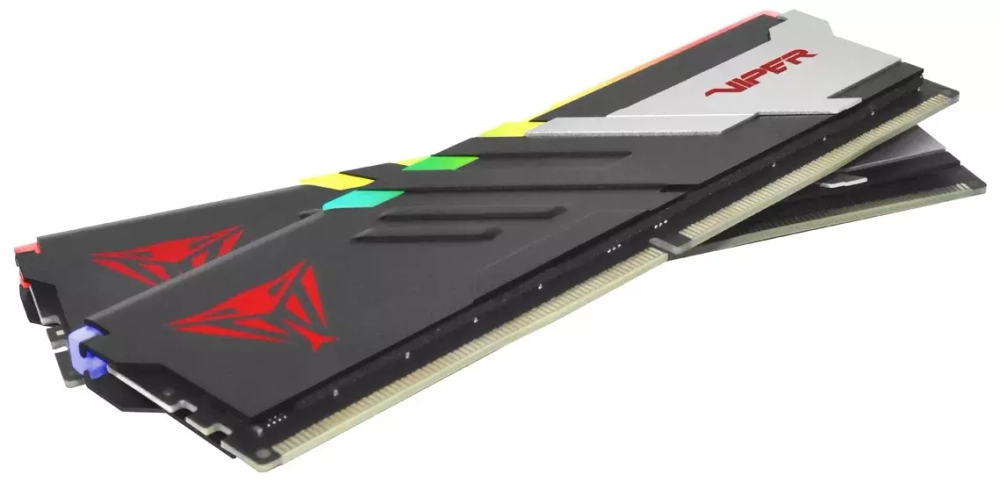 Комплект памяти DDR5 UDIMM 32Gb (2x16Gb), 6600 MHz, CL34 Patriot Memory Viper Venom RGB PVVR532G660C34K Retail