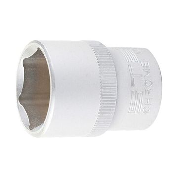 Головка торцевая, 24 мм, 6-гранная, CrV, под квадрат 1/2", Stels 13835