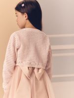 Кардиган вязаный для девочки Next E25-052, Розовый