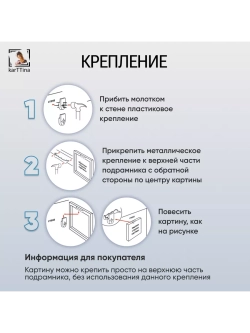 Абстракция с зонтиками 3 шт. 40х60