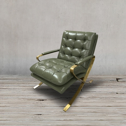Кресло Roomers C0251-1D/B135#Green