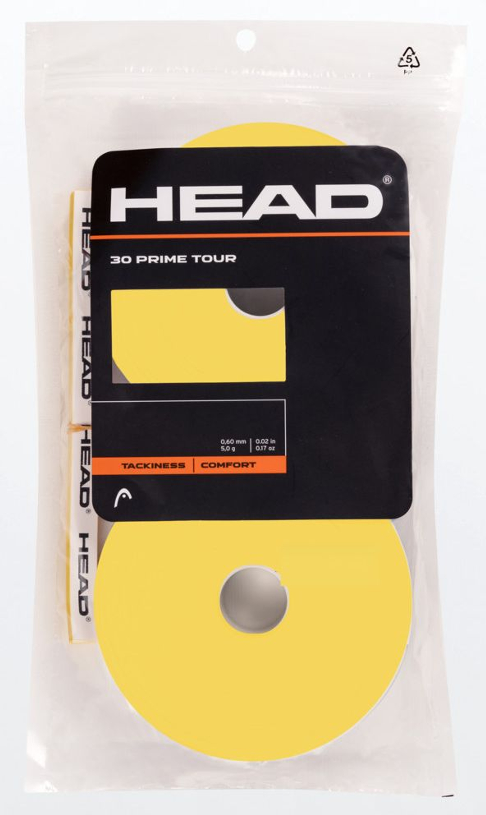Теннисные обмотки Head Prime Tour 30P - yellow