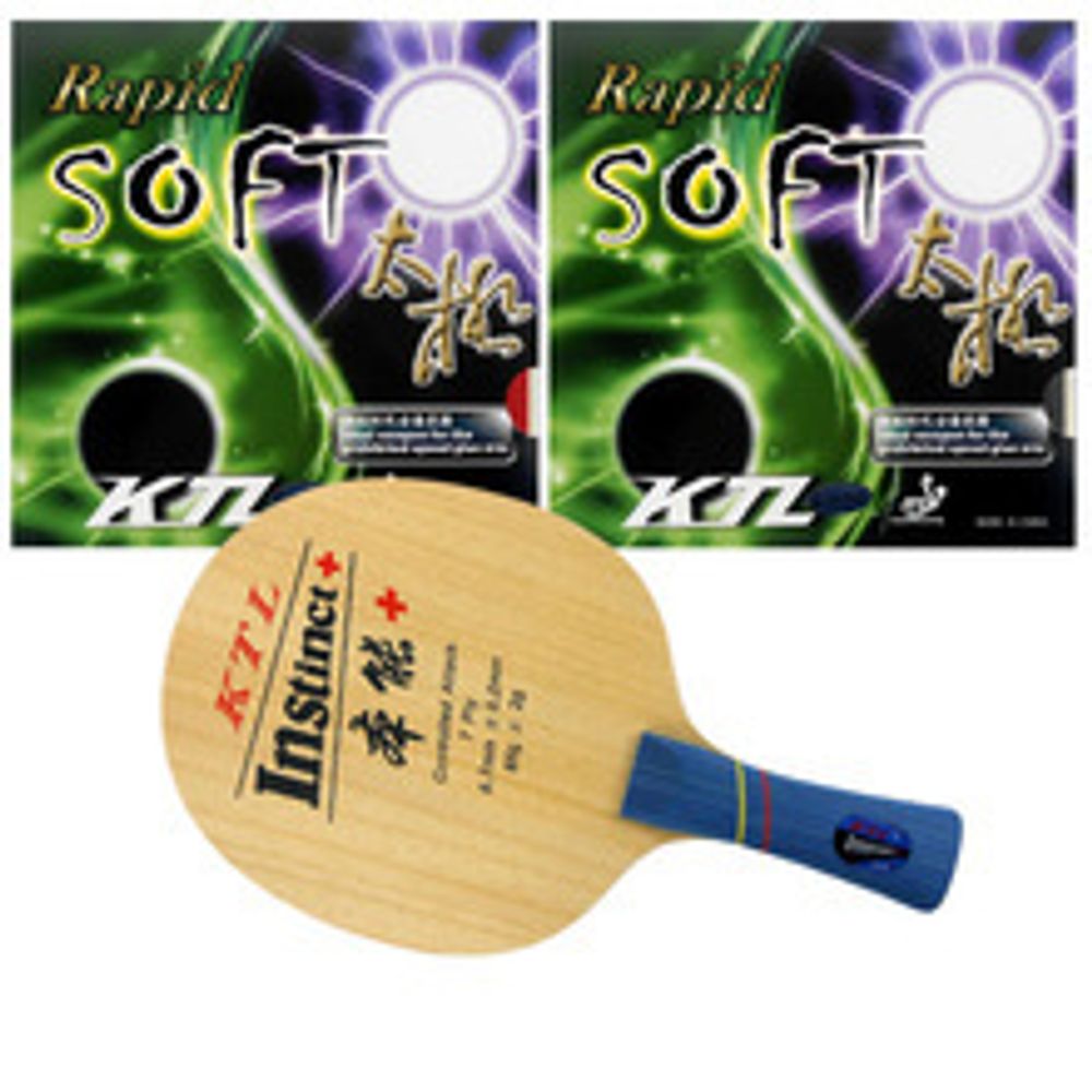 KTL Instinct+ и Накладки LKT Rapid Soft KTL Instinct+ и Накладки LKT Rapid Soft