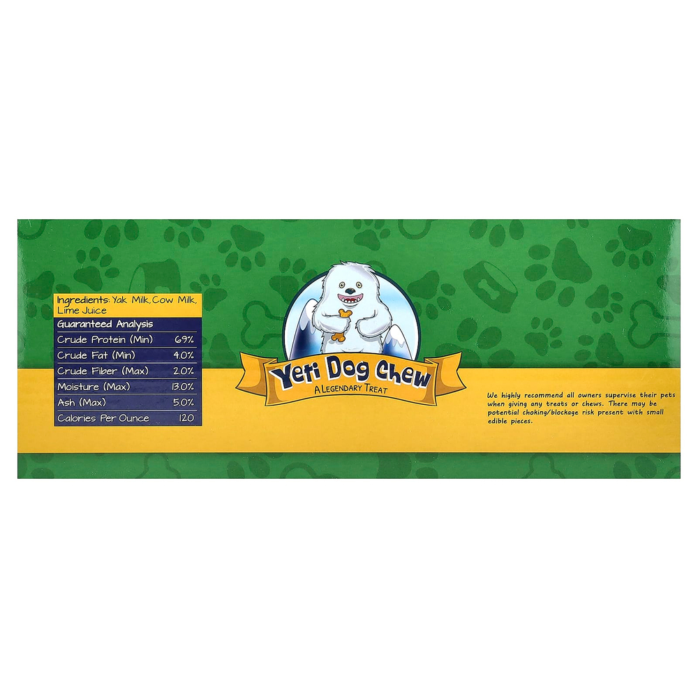 Yeti Dog Chew, гималайский сыр яка, для собак, бискотти, 1,25 фунта