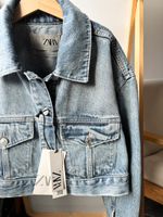 Новая джинсовая куртка Zara, S