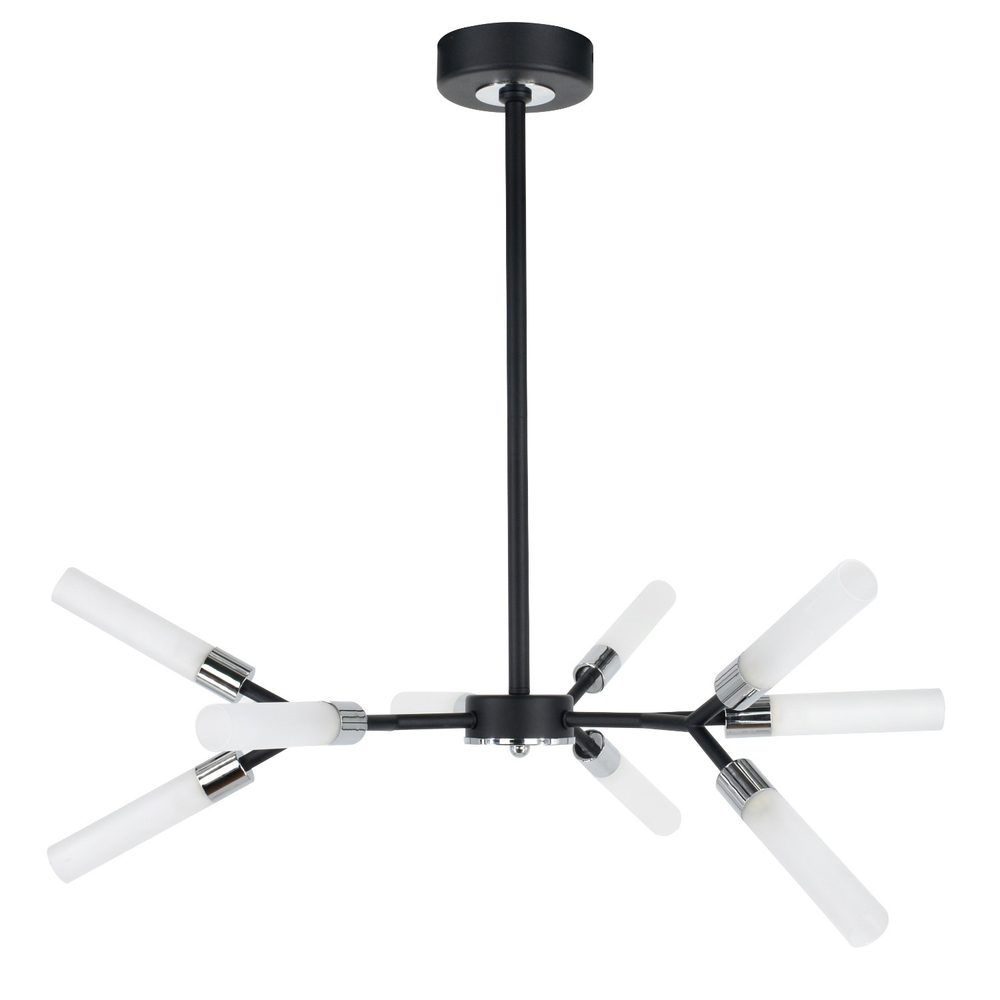 Люстра на штанге Mirastyle SL-21009/9 BK+CR