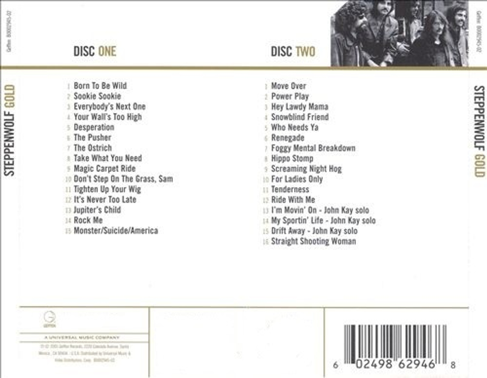 Steppenwolf / Gold (2CD)