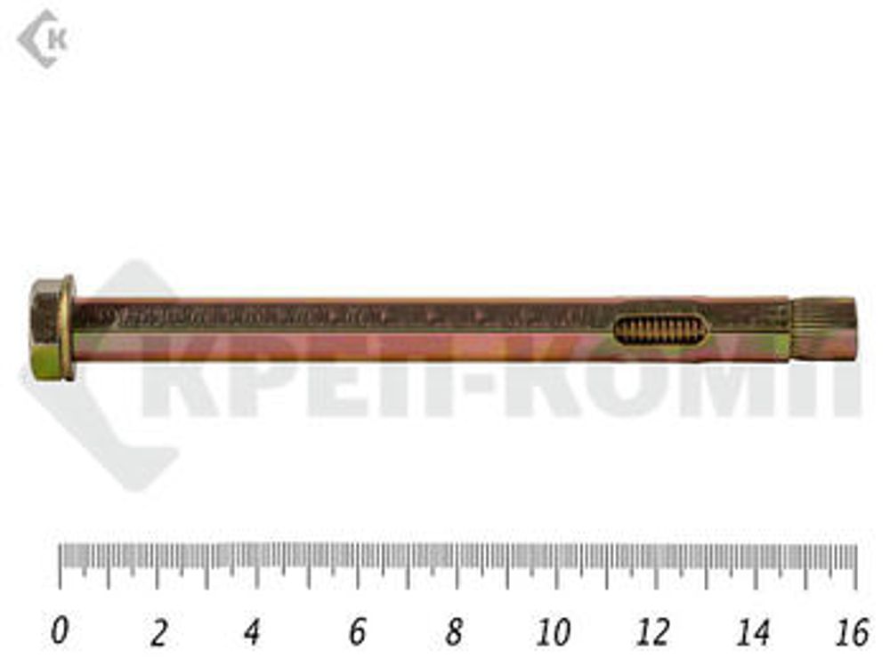 Анкер болт болтом м10 12х160 (5 шт)