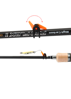 Держатель крючка Fish Crystal на бланк удилища HOOK KEEPER XA-9031 жёлтый ( 5 упаковок )