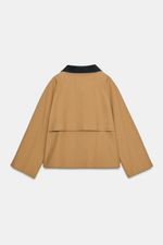 ТРЕНЧ С КОНТРАСТНЫМ ВОРОТНИКОМ — ZW COLLECTION — ZARA