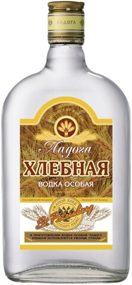 Водка особая Ладога Хлебная фляга