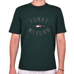 Мужская теннисная футболка Tommy Varsity Graphic Short Sleeve Tee — hunter