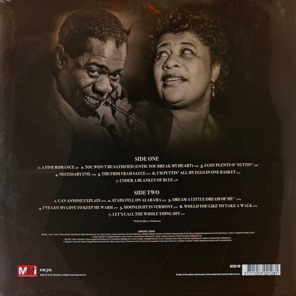 Ella Fitzgerald, Louis Armstrong – A Fine Romance (Европа 2019г.)