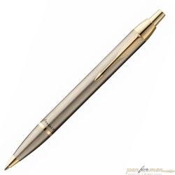 Шариковая ручка Parker IM Metal K223 Brushed Metal GT (S0856480)