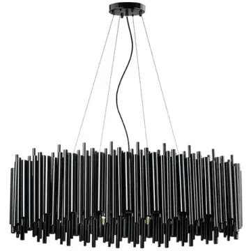 Люстра подвесная 20*G9 816207 чёрный Savona Lightstar