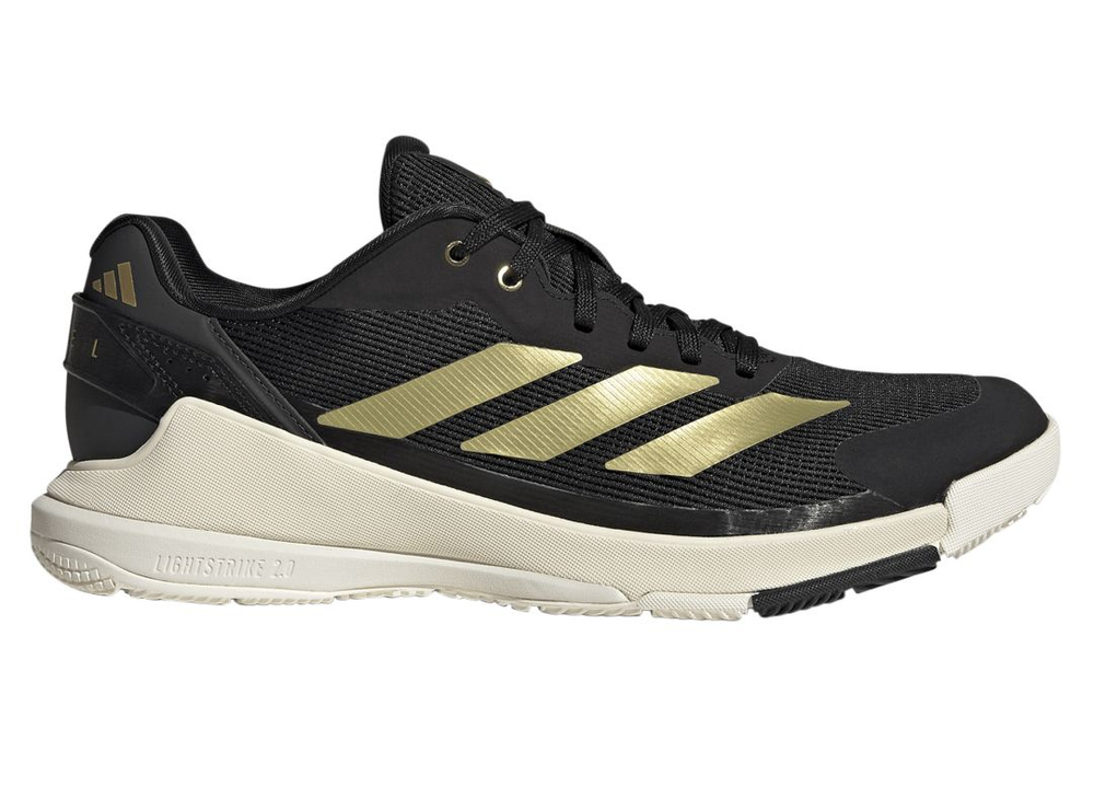 Мужские кроссовки для падела Adidas Crazyquick LS Padel M - off white/core black/gold metallic