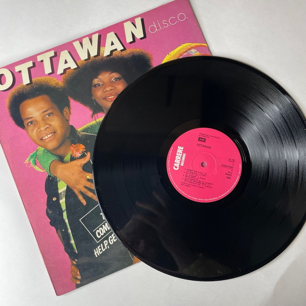 Винтажная виниловая пластинка LP Ottawan D.I.S.C.O. (Швеция 1980)