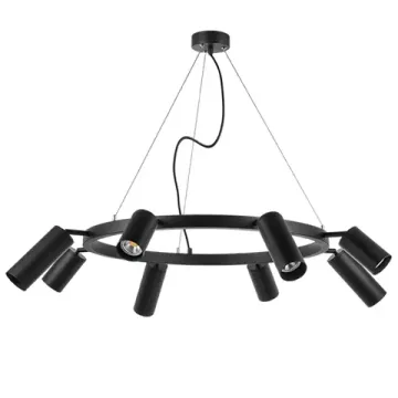 Люстра подвесная 8*GU10 LR018374874 черный Rullo Lightstar