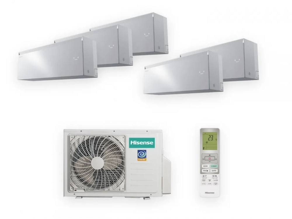 Мульти сплит-система Hisense SENSATION White на 5 комнат (25+25+25+25+25 кв.м.)