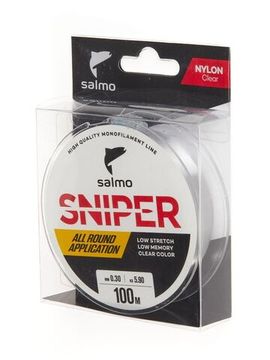 Леска монофильная Salmo Sniper Clear 100 м, 0,30 мм