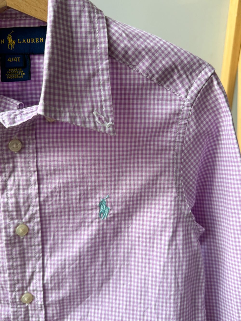 Хлопковая рубашка Polo Ralph Lauren, 104