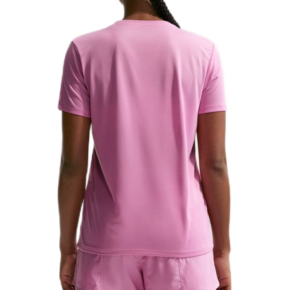 Женская теннисная футболка Nike Dri-FIT - light magenta/white