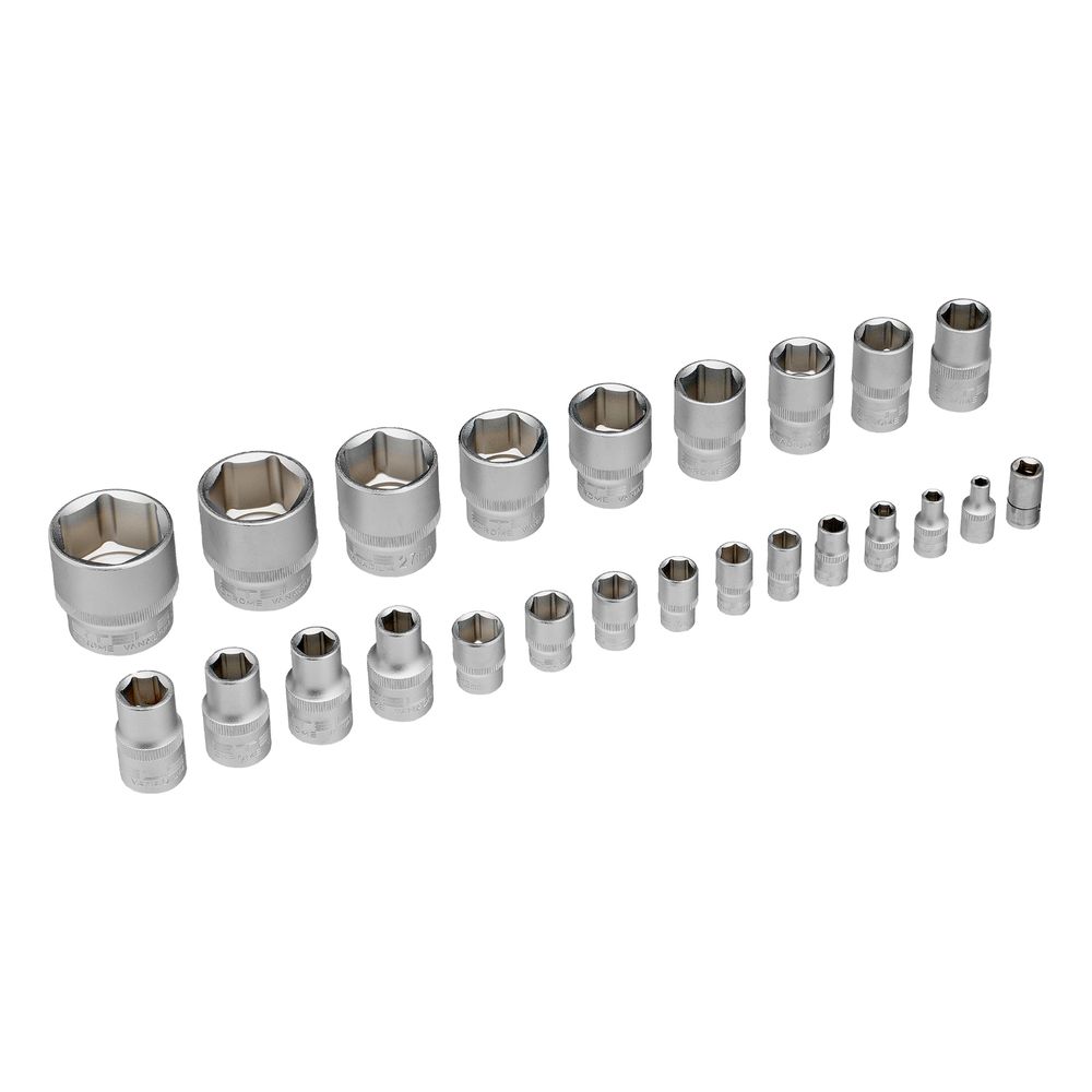Набор инструментов, 1/2", 1/4", CrV, пластиковый кейс 76 предметов Stels