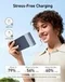 Внешний аккумулятор Anker Nano A1653, встроенный складной разъем USB - C,  5000 mAh 22,5 Вт, пурпурный