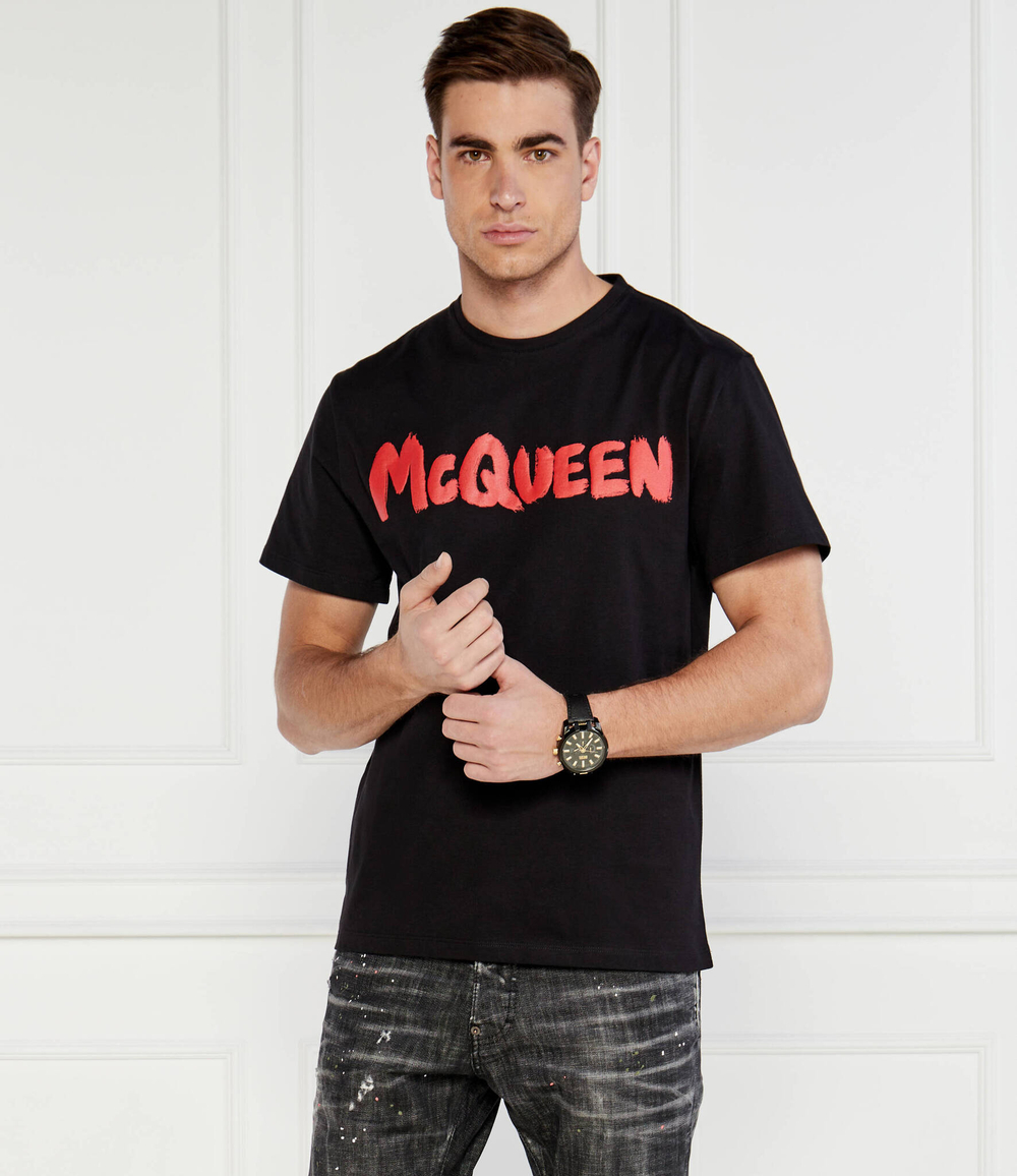 Футболка Alexander McQueen - черный(794673 QTABS)