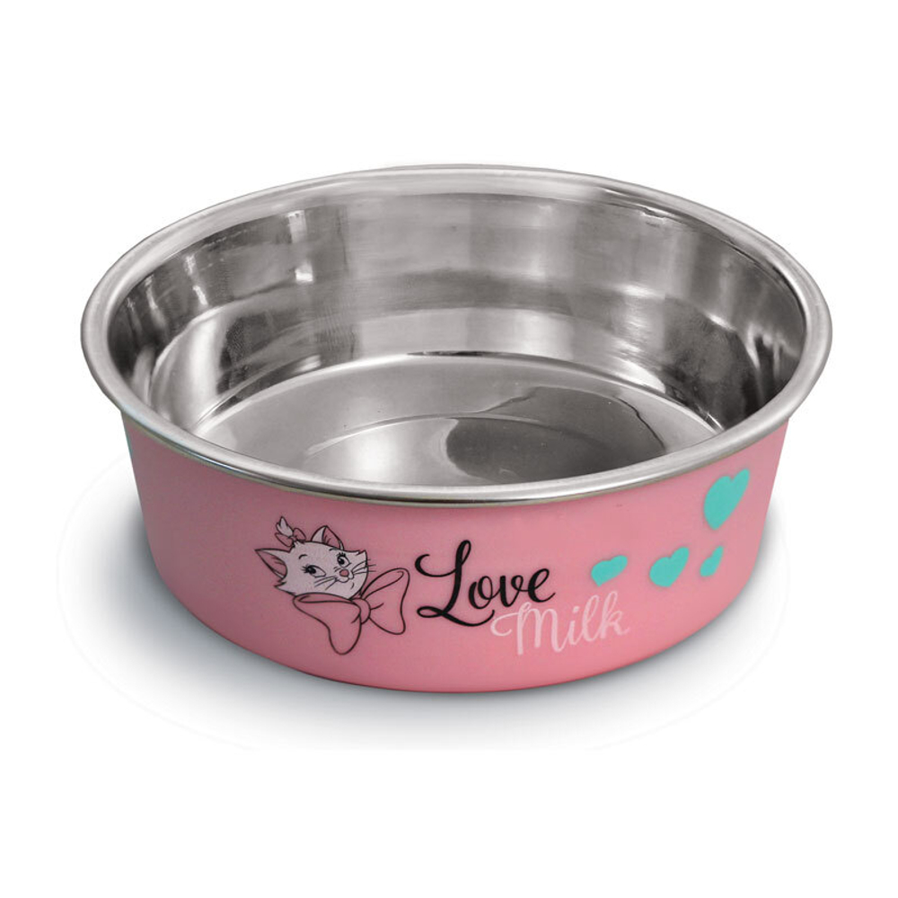 Triol Миска металлическая на резинке Disney Marie & Milk, 0,25л