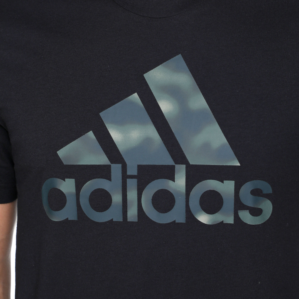 Мужское теннисное поло adidas Camo T-Shirt Men - Black