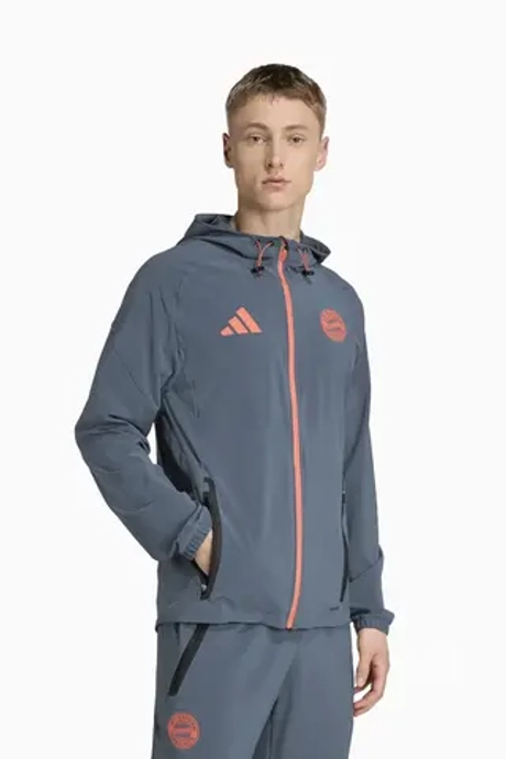 Ветровка adidas FC Bayern 25/26 Competition Vis Tech Travel - серый