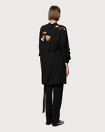 RICK OWENS DRKSHDW ФУТБОЛКА ЖЕНСКАЯ HOLLYWOOD TOMMY ЧЕРНАЯ