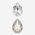 Кристалл Капля (Drop), оттенок "Кристалл"/"Crystal", 14*10мм