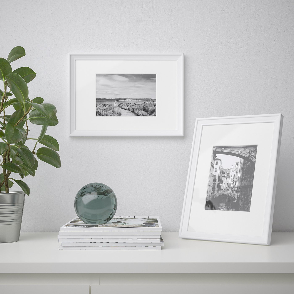 IKEA KNOPPÄNG  (ИКЕА КНОППЭНГ)  -  Рамка - белая 21x30 см