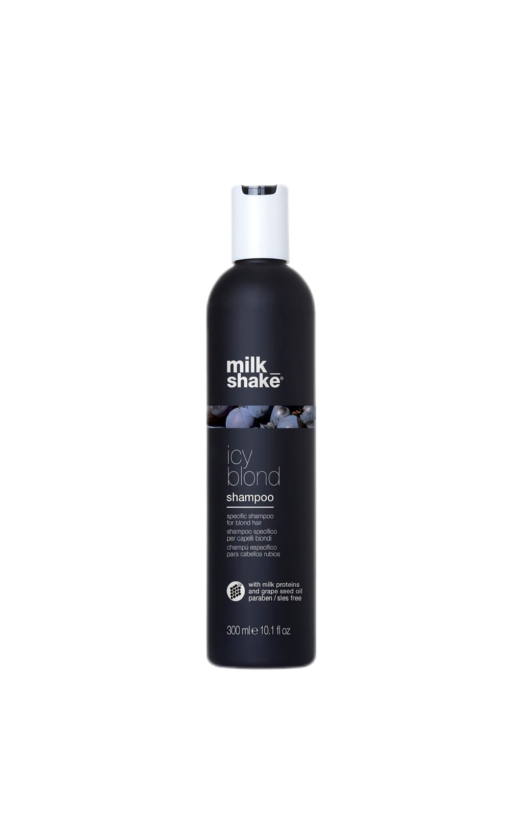 Milk_shake Icy Blond Shampoo 300 мл — шампунь с черным пигментом для холодного блонда