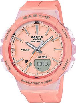 Наручные часы Casio Baby-G BGS-100-4A с шагомером